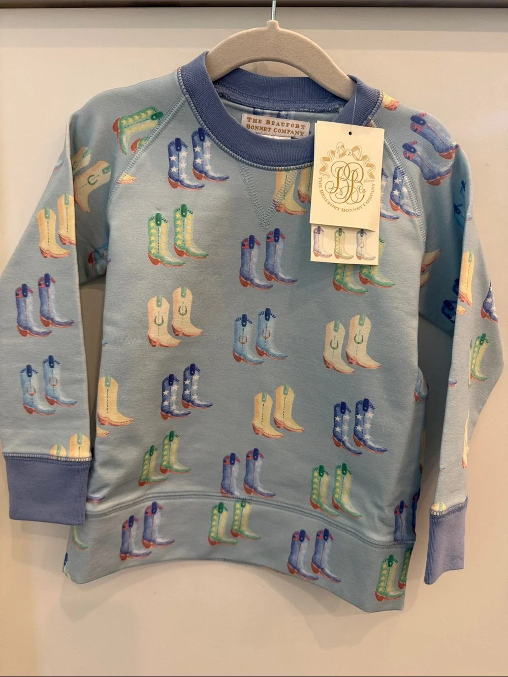 The Beaufort Bonnet Company Cassidy Comfy Crewneck Boys Cute to Boot